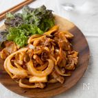 『薄切り肉で。お手軽ポークチャップ』＃簡単＃フライパン