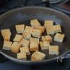 かさまし厚揚げで節約&大満足!豚こまニラ玉の工程2