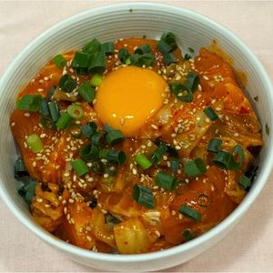 さとぽんの作ってみた!投稿(辛うま☆サーモンキムチユッケ)