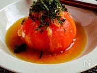 トマトの美味しさ再確認【まるごとトマトの煮浸し】