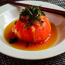 トマトの美味しさ再確認【まるごとトマトの煮浸し】