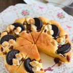 混ぜて焼くだけ♪ラムレーズン入りアーモンドケーキ