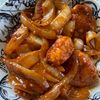 万福の作ってみた!投稿(ワンパン10分【鶏肉BBQソース炒め】ケチャップとソースで♩)