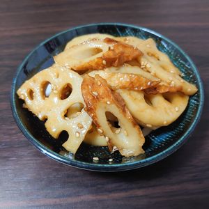 葉名の作ってみた!投稿(【焼き蓮根とちくわのきんぴら】作り置き/お弁当/時短/節約)