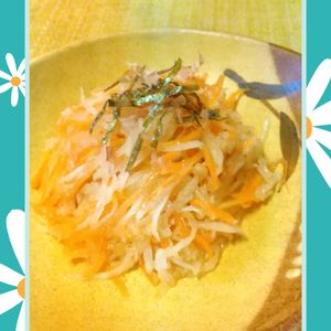 チョロリスの作ってみた!投稿(【千切り大根サラダ】もりもり食べれる♡)