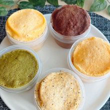 タッパーのまま冷凍保存！米粉蒸しパン５種