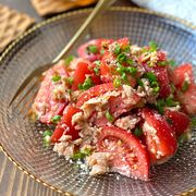 ガーリック香る♪トマトとツナのこく旨サラダ