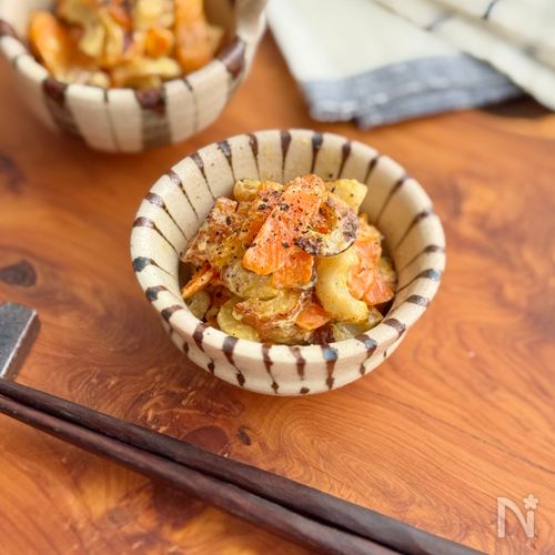 ちくわとにんじんのだしマヨ炒め