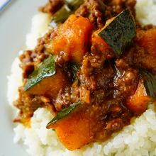 ほっこり甘辛♪【かぼちゃキーマカレー】