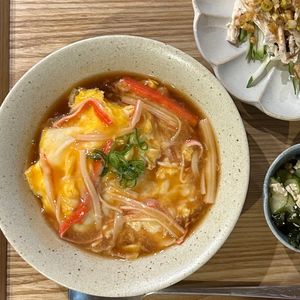 974790の作ってみた!投稿(5分で完成！【絶品とろたま甘酢天津飯】餡はレンジで簡単♩)