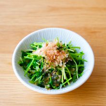 レンジで簡単♪豆苗のめんつゆ和え