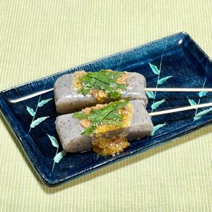 キャピタンの作ってみた!投稿(即席おつまみ•おかず◎【こんにゃくの梅味噌田楽】簡単ヘルシー)