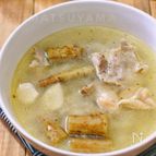 ＊鶏もも肉とごぼうともち麦の参鶏湯風＊