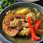 夏に食べたい♡ほうれん草たっぷりのスープカレー