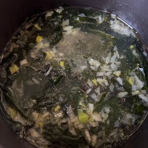 1339195の作ってみた!投稿(焼き肉屋さんのわかめスープ)
