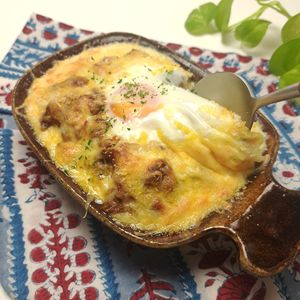 とのちゃまの作ってみた!投稿(卵とろり＆クリーミー♩焼きカレードリア)