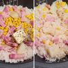 【新じゃがベーコンピラフ】炊飯器で絶品♪ほくほくコク旨ピラフの工程3