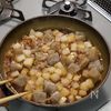 【我が家自慢のごはん泥棒】豚ひき肉と大根こんにゃくの甘辛煮の工程3