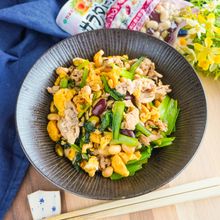 【簡単ワンパンおかず】豚と豆のオイスター炒め