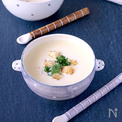 材料を混ぜるだけ♪簡単すぎる♡冷たい特製コーンスープ