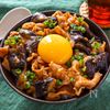 【レンジだけ！包丁不要♪豚バラとなすのスタ丼】食欲そそる！