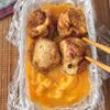 明石焼き風【だし巻きたこ焼き】うどんスープとレンジで簡単！の工程3