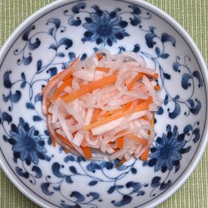 キャピタンの作ってみた!投稿(基本の紅白なます)