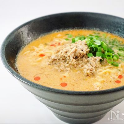 インスタント麺で<簡単>コクうま♡担々麺