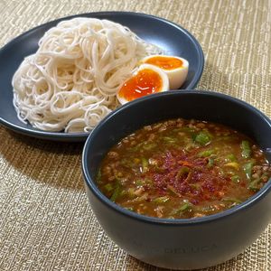 楽ラク手抜キッチン🐶🐾の作ってみた!投稿(やる気1%でカレーつけそうめん)