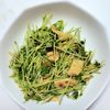ふうかの作ってみた!投稿(レンジで2分♪『豆苗と油揚げのおかかポン酢蒸し』)