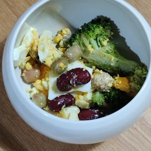 あきりんりん♪の作ってみた!投稿(即効完成！まめとブロッコリーのツナサラダ・食物繊維たっぷり)