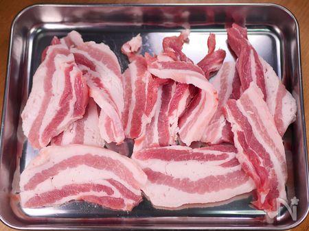特製甘辛味噌のサムギョプサル工程3