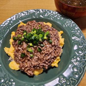 ナムディの作ってみた!投稿(ふわふわたまごのひき肉あんかけ。)