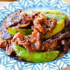 【ワンパン♪牛肉とスナップえんどうの韓国風ピリ辛炒め】