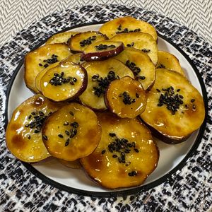 楽ラク手抜キッチン🐶🐾の作ってみた!投稿(【塩バターハニーおさつ】一度食べたらもう止まらん♪)