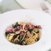 ほたるいかと新わかめのペペロンチーノパスタの工程5