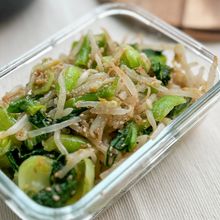 こんな食べ方あったんだ！【チンゲン菜の中華ごまあえ】