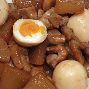 ぽこりの作ってみた!投稿(誰でも簡単！味しみ《こってり♡鶏たま大根》)