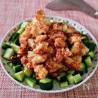 【鶏むね肉のコロコロ揚げ】カリッと一口サイズで止まらない！