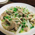 味付け簡単♪豚もも肉と大根の中華炒め