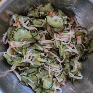 1533723の作ってみた!投稿(【きゅうり、わかめ、かにかまの中華風酢の物】パパっとあと一品)