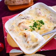 【フライパン1つ】鶏肉と里芋のグラタン