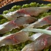 鯵のカルパッチョ〜胡瓜のソース〜の工程2