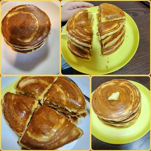 ナムディの作ってみた!投稿(HMで作る美味しいホットケーキの配合と焼き方。)