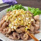 材料2つでご飯がすすむ♪【豚こま油淋鶏風】