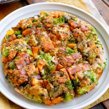 【お野菜たっぷりチーズガレット】栄養♪旨み♪健康おやつに☆