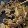 【ワンパン10分】豚こまと大根の甘辛炒めの工程2