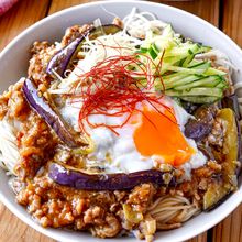 【茄子とひき肉の肉味噌そうめん】パパッとお手軽お昼ご飯♡