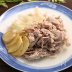 豚こまとキャベツの生姜白だし煮