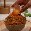ごはんが止まらない！ねぎ塩サーモンユッケ🐟✨の工程3